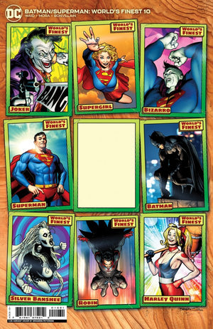 BATMAN SUPERMAN WORLDS FINEST #10 CVR D INC 1:25 BRANDON PETERSON CARD STOCK VAR