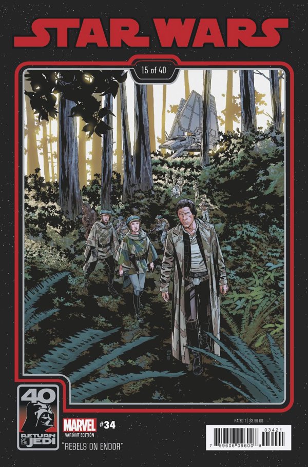 STAR WARS #34 (2023) CHRIS SPROUSE RETURN OF THE JEDI 40TH ANNIVERSARY VARIANT