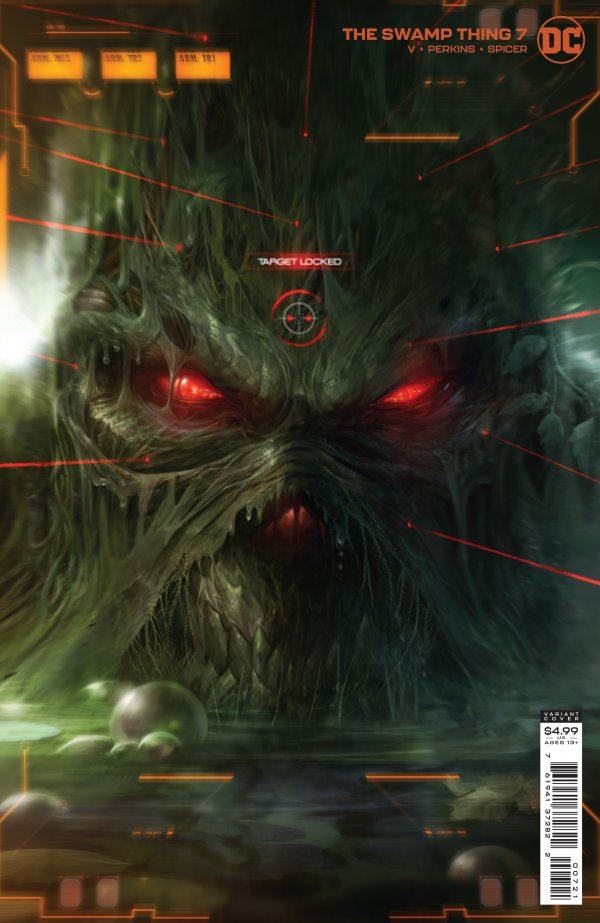 SWAMP THING #7 (OF 10) CVR B FRANCESCO MATTINA CARD STOCK VAR