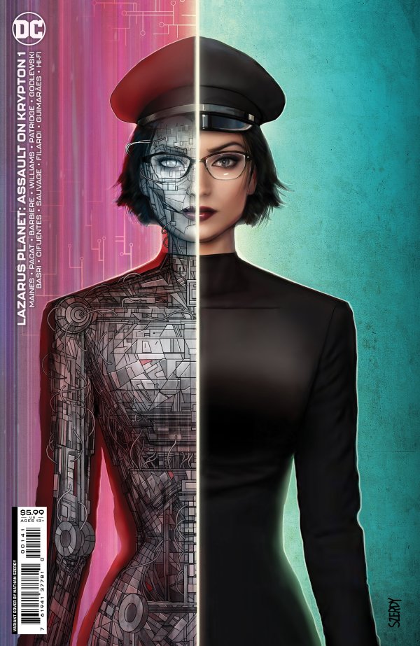 LAZARUS PLANET: ASSAULT ON KRYPTON #1 (ONE SHOT) CVR C NATHAN SZERDY CARD STOCK VAR
