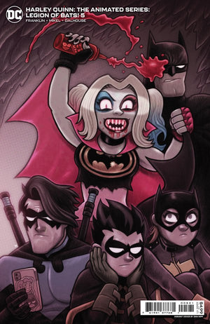 HARLEY QUINN THE ANIMATED SERIES: LEGION OF BATS #5 (OF 6) CVR B DAN HIPP CARD STOCK VAR (MR)