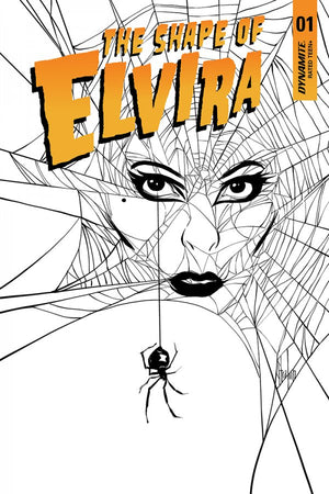 ELVIRA SHAPE OF ELVIRA #1 20 COPY STRAHM B&W INCV (NET)