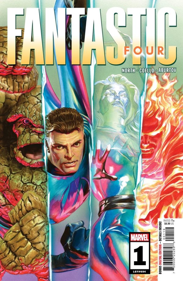 FANTASTIC FOUR #1 ALEX ROSS COVER B