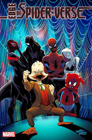EDGE OF SPIDER-VERSE 1 CHRISCROSS HOWARD THE DUCK VARIANT