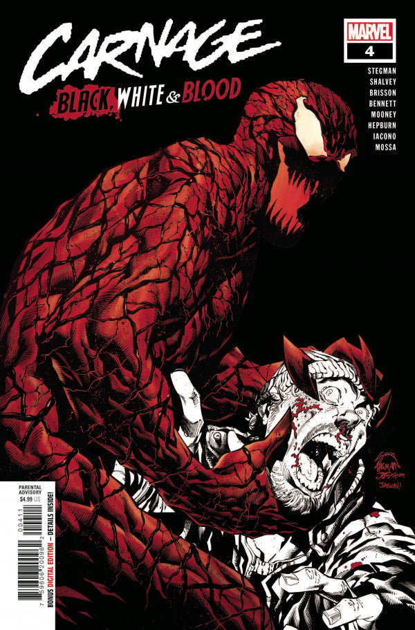 CARNAGE BLACK WHITE AND BLOOD #4 (OF 4)