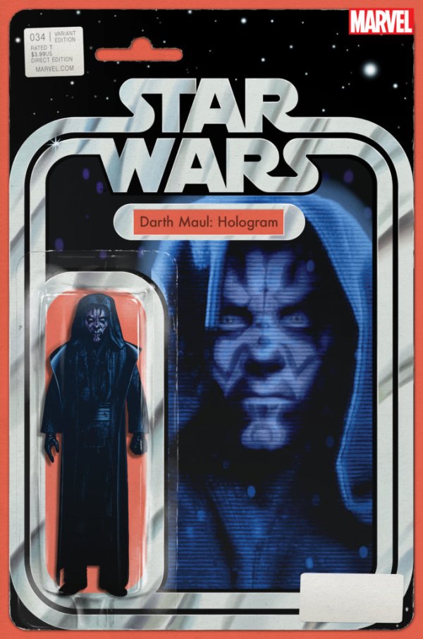 STAR WARS #34 (2023) JOHN TYLER CHRISTOPHER ACTION FIGURE VARIANT (***COMIC BOOK NOT A TOY!)