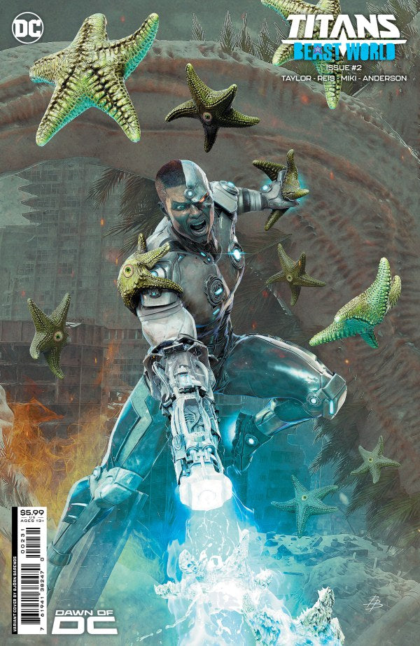 TITANS: BEAST WORLD #2 (OF 6) CVR B BJORN BARENDS CARD STOCK VAR