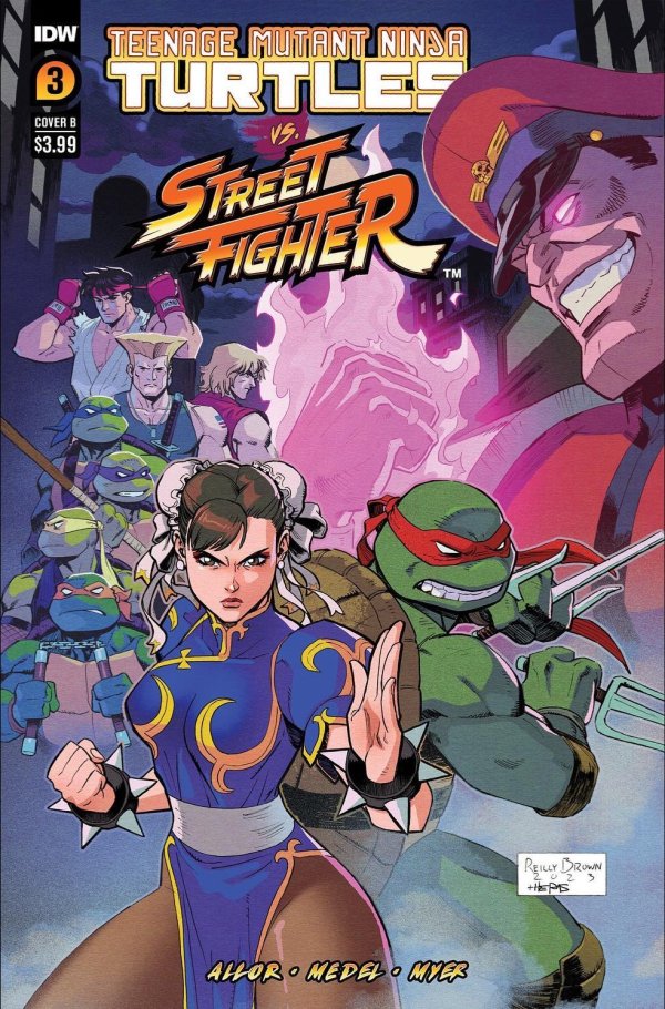 TEENAGE MUTANT NINJA TURTLES vs STREET FIGHTER #1 (OF 5)(CVR A