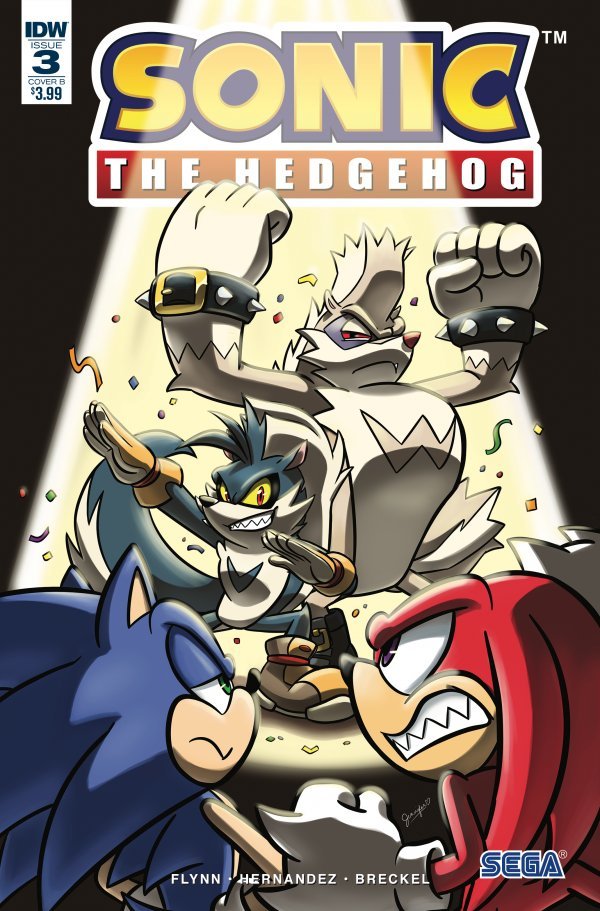 Sonic The Hedgehog #3 Cover B (2018 IDW Series)