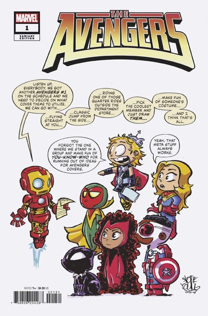 AVENGERS #1 (2023) SKOTTIE YOUNG VARIANT