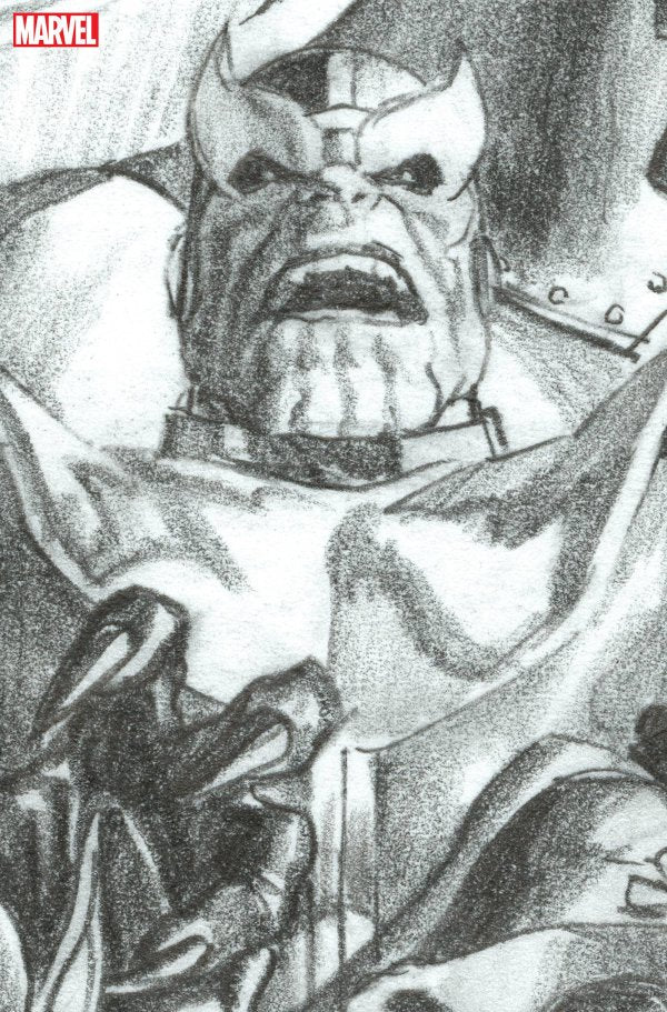 WARLOCK: REBIRTH #1 ALEX ROSS TIMELESS THANOS VIRGIN SKETCH VARIANT [1:100]