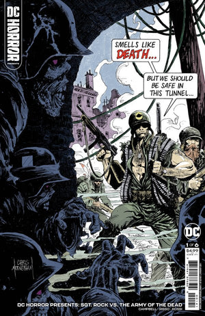 DC HORROR PRESENTS SGT ROCK VS THE ARMY OF THE DEAD #1 (OF 6) CVR E INC 1:50 CHRIS MOONEYHAM CARD STOCK VAR (MR)