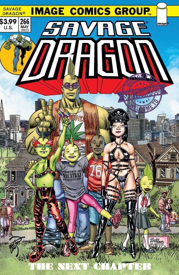 SAVAGE DRAGON #266 CVR B RETRO 70S TRADE DRESS (MR)