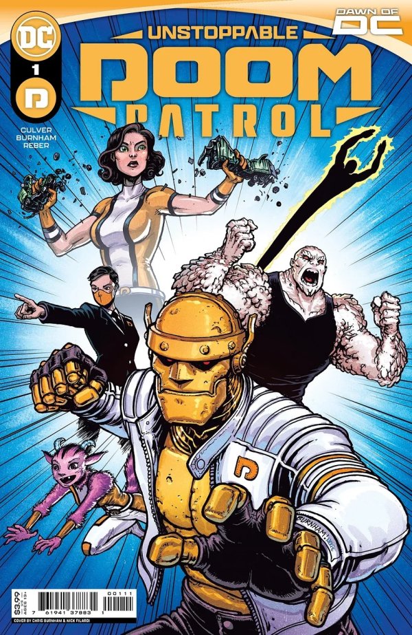 UNSTOPPABLE DOOM PATROL #1 (OF 6) CVR A CHRIS BURNHAM