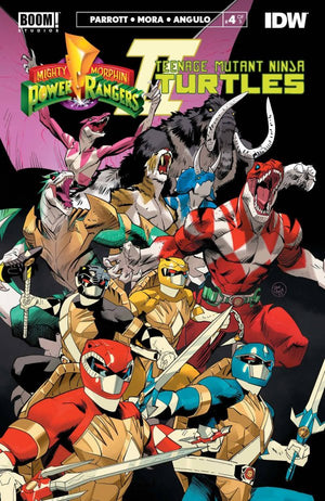 MMPR TMNT II #4 (OF 5) CVR A MORA (C: 1-0-0)