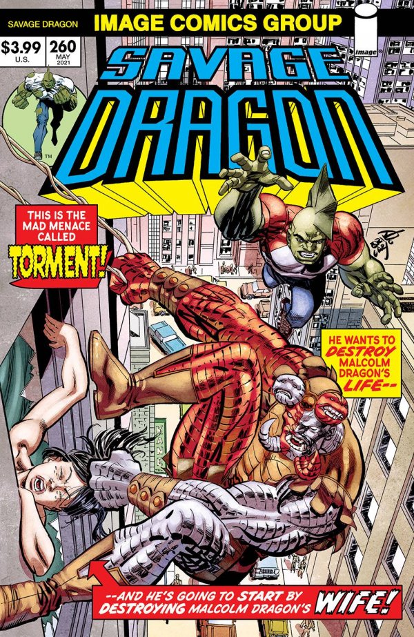 SAVAGE DRAGON #260 CVR B RETRO 70S TRADE DRESS (MR)