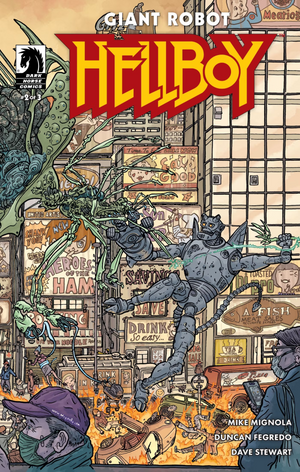 Giant Robot Hellboy #2 (CVR B) (Wraparound) (Geof Darrow)
