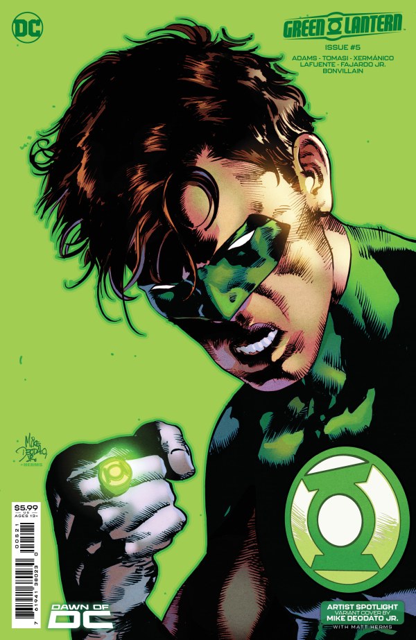 GREEN LANTERN #5 CVR C MIKE DEODATO JR ARTIST SPOTLIGHT CARD STOCK VAR