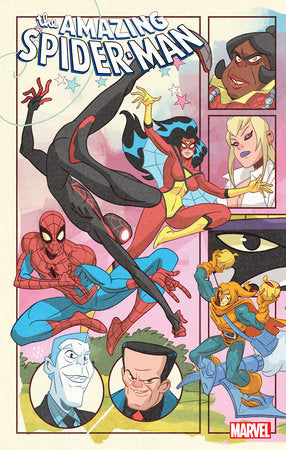 AMAZING SPIDER-MAN 39 (2023) SEAN GALLOWAY SATURDAY MORNING CONNECTING VARIANT [GW]