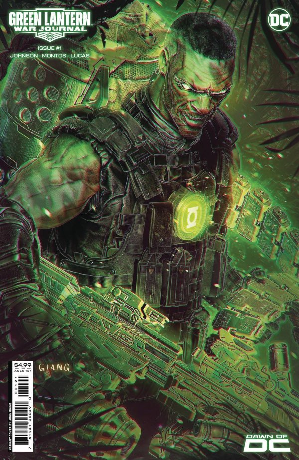 GREEN LANTERN: WAR JOURNAL #1 CVR B JOHN GIANG CARD STOCK VAR