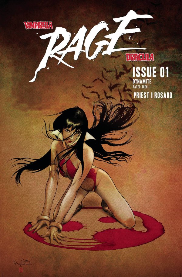 VAMPIRELLA/DRACULA: RAGE #1 CVR G 10 COPY INCV GUNDUZ ORIGINA