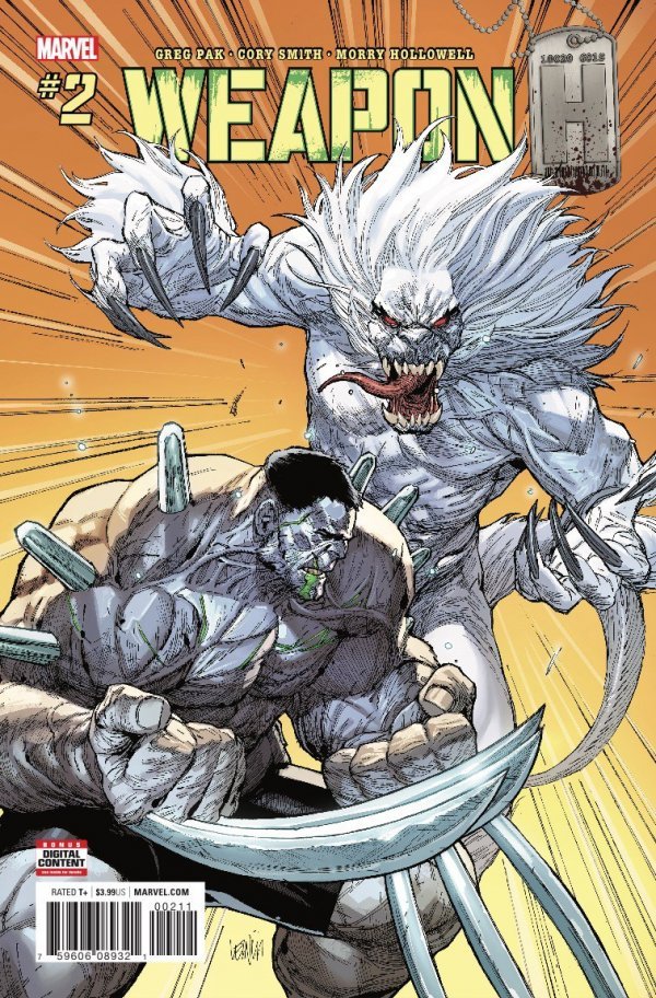 Weapon H #2 (Marvel comics Weapon X Spin-off)