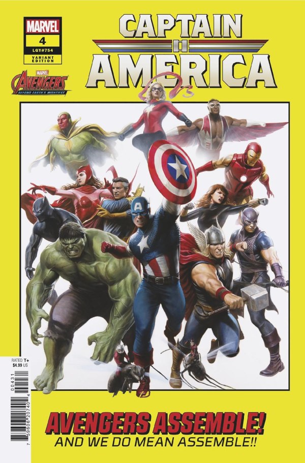 CAPTAIN AMERICA #4 (2023) ADI GRANOV AVENGERS 60TH VARIANT