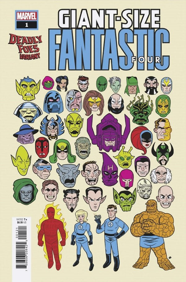 GIANT-SIZE FANTASTIC FOUR #1 (2024) DAVE BARDIN DEADLY FOES VARIANT