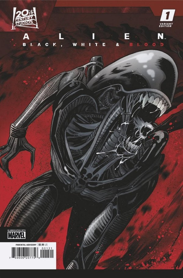 ALIEN: BLACK WHITE & BLOOD #1 ELENA CASAGRANDE VARIANT