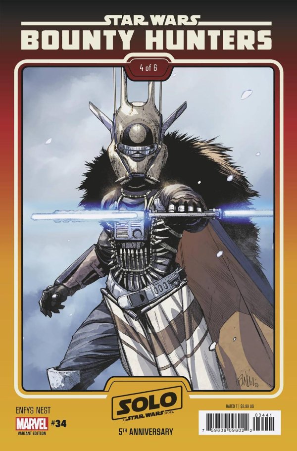 STAR WARS: BOUNTY HUNTERS #34 LEINIL YU ENFYS NEST SOLO 5TH ANNIVERSARY MOVIE VARIANT