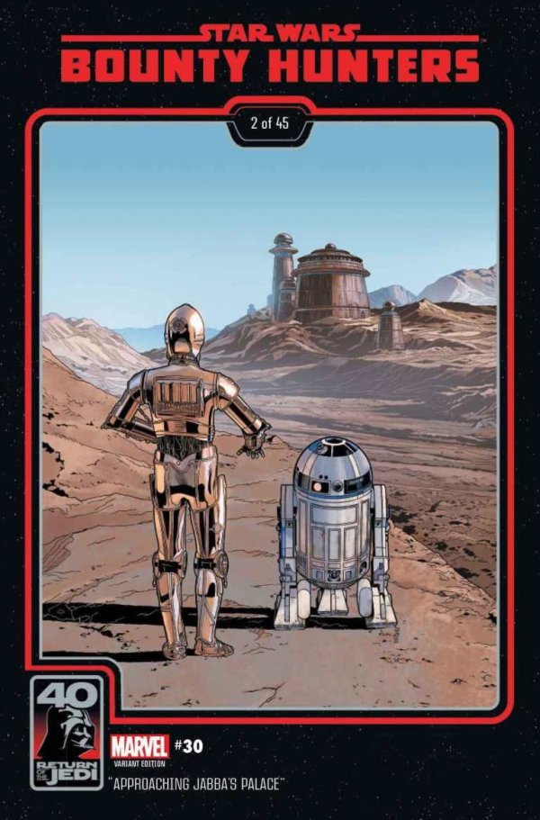 STAR WARS: BOUNTY HUNTERS #30 SPROUSE RETURN OF THE JEDI 40TH ANNIVERSARY VARIANT