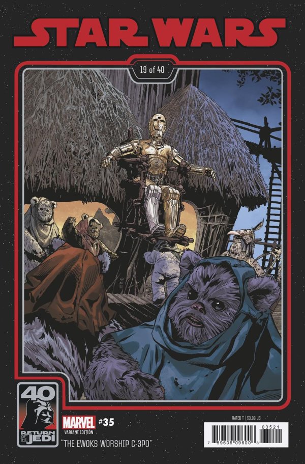 STAR WARS #35 (2023) CHRIS SPROUSE RETURN OF THE JEDI 40TH ANNIVERSARY VARIANT