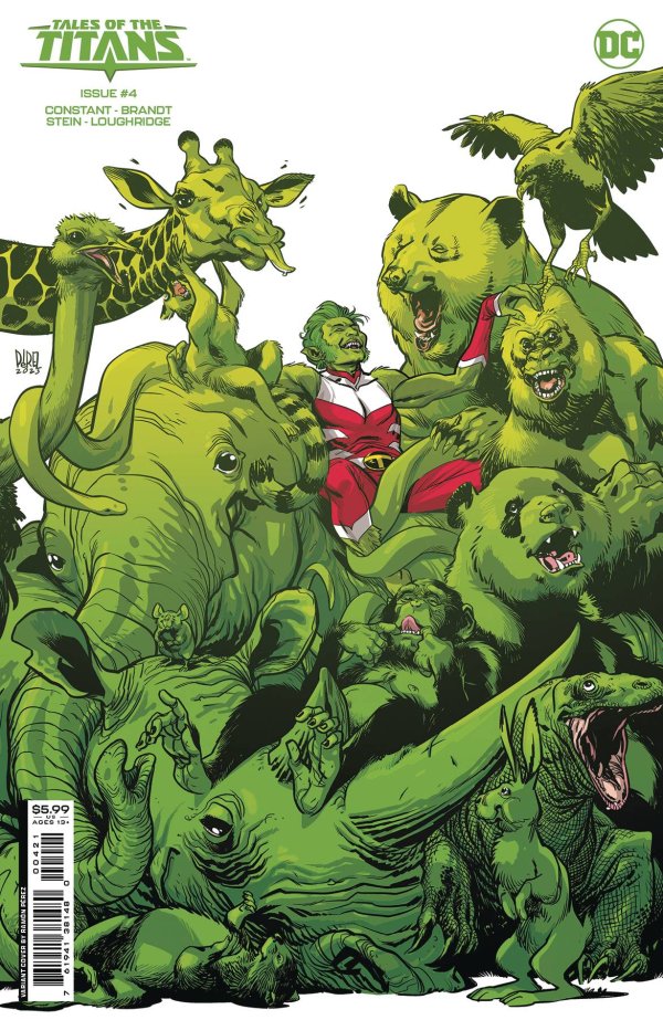 TALES OF THE TITANS #4 (OF 4) CVR B RAMON PEREZ CARD STOCK VAR