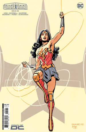 WONDER WOMAN #2 (2023) CVR B CHRIS SAMNEE CARD STOCK VAR