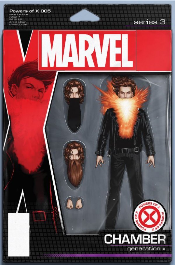 POWERS OF X #5 (OF 6) CHRISTOPHER ACTION FIGURE VAR