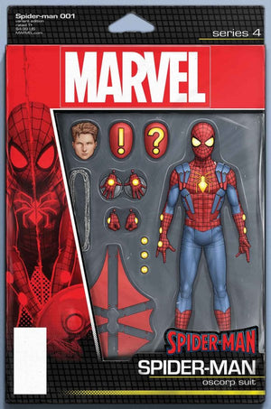 SPIDER-MAN #1 CHRISTOPHER ACTION FIGURE VARIANT (***COMIC BOOK NOT A TOY!)