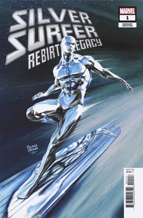 SILVER SURFER REBIRTH: LEGACY #1 RYAN BROWN VARIANT