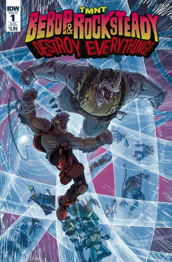 TMNT : Bebop & Rocksteady Destroy Everything #1 Sub Cover Teenage Mutant Ninja Turtles