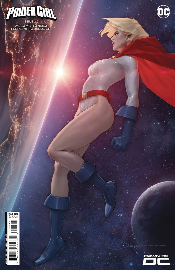 POWER GIRL #2 CVR B JEE HYUNG LEE CARD STOCK VAR