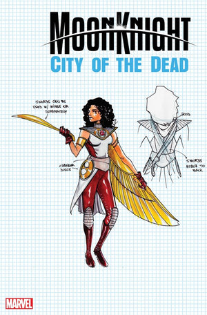 MOON KNIGHT: CITY OF THE DEAD 2 MARCELO FERREIRA DESIGN VARIANT