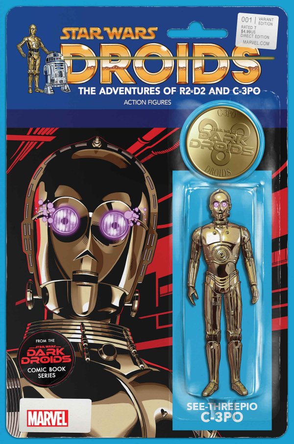 STAR WARS: DARK DROIDS #1 JOHN TYLER CHRISTOPHER ACTION FIGURE VARIANT [DD]