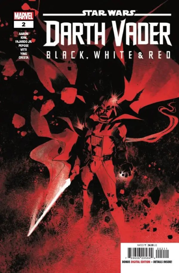 STAR WARS: DARTH VADER - BLACK, WHITE & RED #2