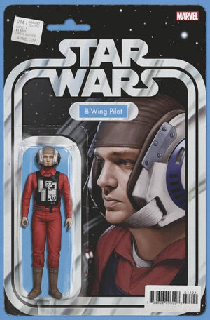 STAR WARS #14 CHRISTOPHER ACTION FIGURE VAR (***COMIC BOOK NOT A TOY!)