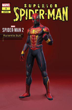 SUPERIOR SPIDER-MAN 1 (2023) AURANTIA SUIT MARVEL'S SPIDER-MAN 2 VARIANT