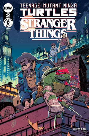 Teenage Mutant Ninja Turtles x Stranger Things #2 Variant B (Corona)