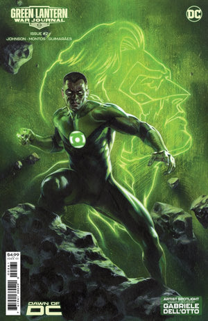 GREEN LANTERN WAR JOURNAL #2 CVR D GABRIELE DELL OTTO ARTIST SPOTLIGHT CARD STOCK VAR