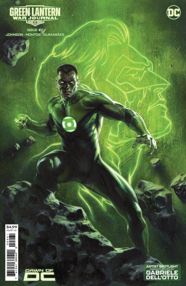 GREEN LANTERN: WAR JOURNAL #2 CVR D GABRIELE DELL OTTO ARTIST SPOTLIGHT CARD STOCK VAR