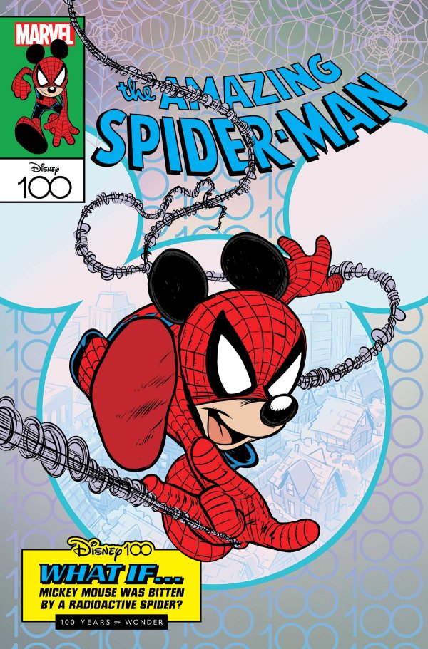 AMAZING SPIDER-MAN #35 CLAUDIO SCIARRONE DISNEY100 AMAZING SPIDER-MAN VARIANT