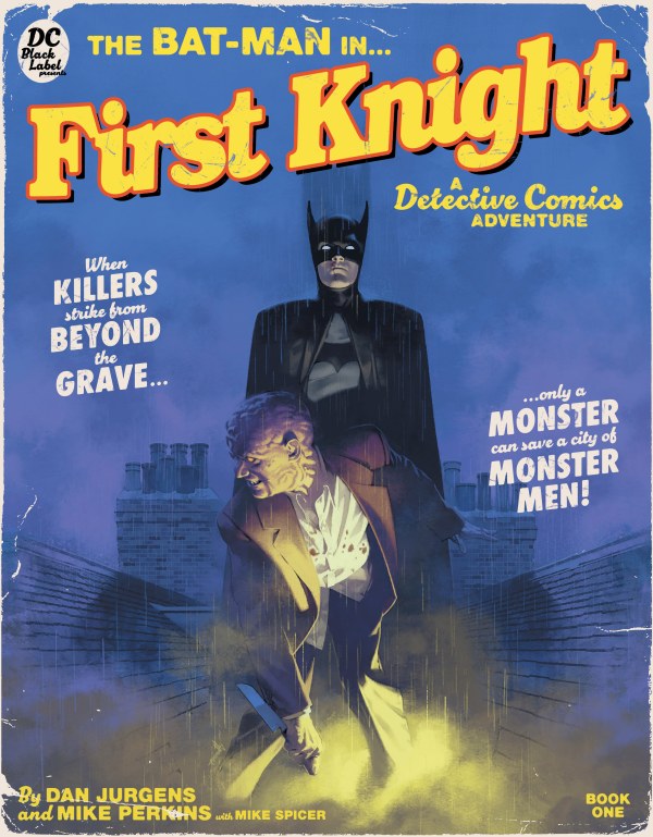 BAT-MAN FIRST KNIGHT #1 (OF 3) CVR C MARC ASPINALL PULP NOVEL VAR (MR)(Magazine Size)