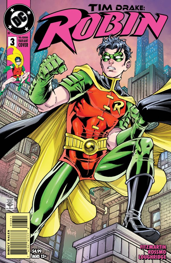 TIM DRAKE ROBIN #3 CVR C TODD NAUCK 90S COVER MONTH CARD STOCK VAR